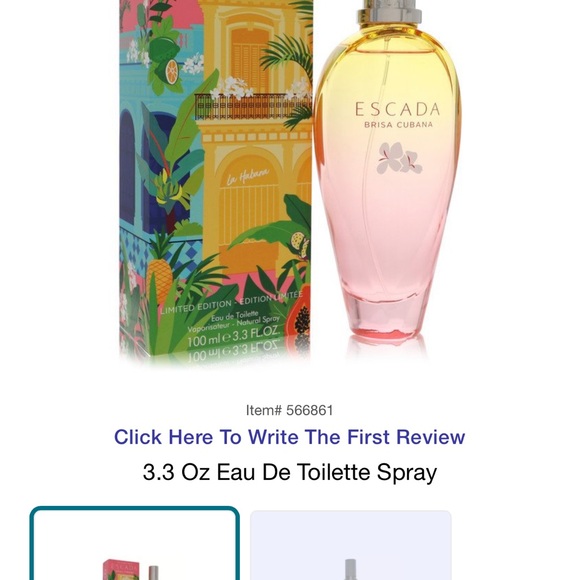 Escada Brisa Cubana perfume…Pink and Yellow - Picture 3 of 4
